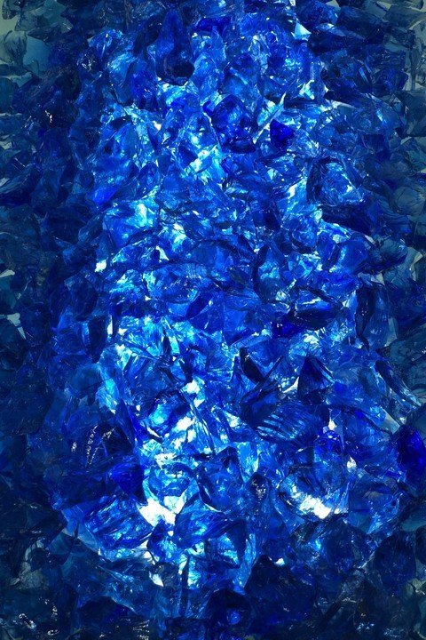 glass dark blue 8/15 8kg